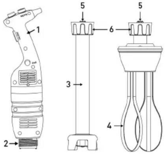 Hendi 221884 - Asamblare: Modelul 222140: - 2