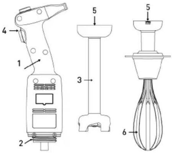 Hendi 221884 - Assembly: Model 222140: - 1