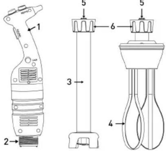 Hendi 221884 - Assembly: Model 221884, 221891, 222393: - 1