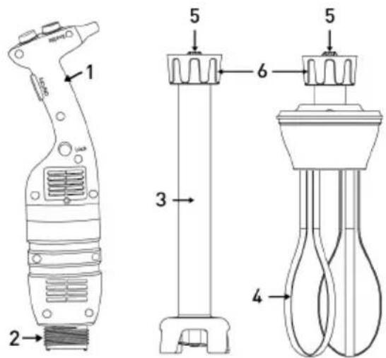 Hendi 221891 - Assembly: Model 221884, 221891, 222393: - 1