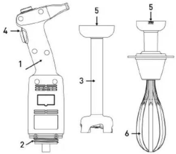 Hendi 221891 - Montage: modèle 222140: - 1