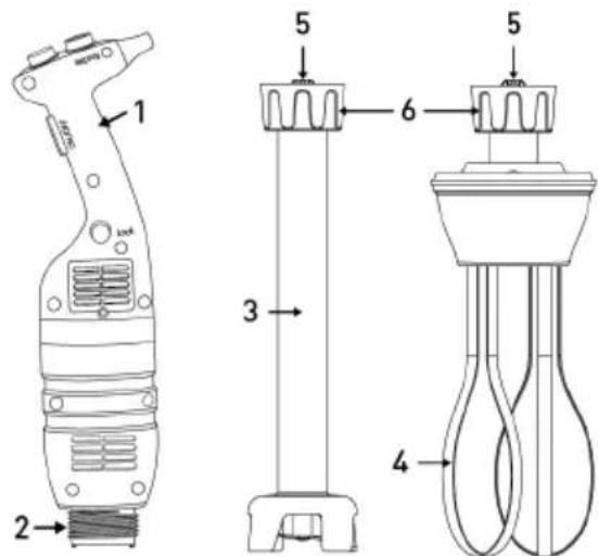 Hendi 221891 - Asamblare:Modelele 221884,221891,222393: - 1