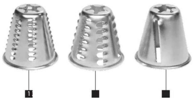 Concept RM7500 - Assembly instructions for grater - 4