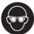 BOSCH GWS 2400 P Professional - Portez toujours des lunettes de protection. - 1