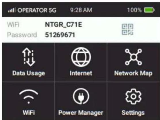 NETGEAR Nighthawk M6 MR6150 - Pour supprimer des messages de l'écran nighthawk M6 : - 1