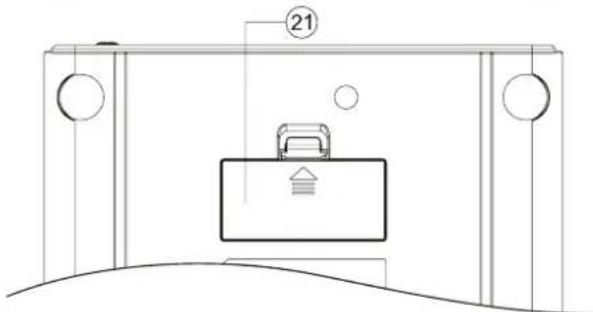 DENVER CRQ100 - SÄÄTIMIEN SIJAINTI - 4