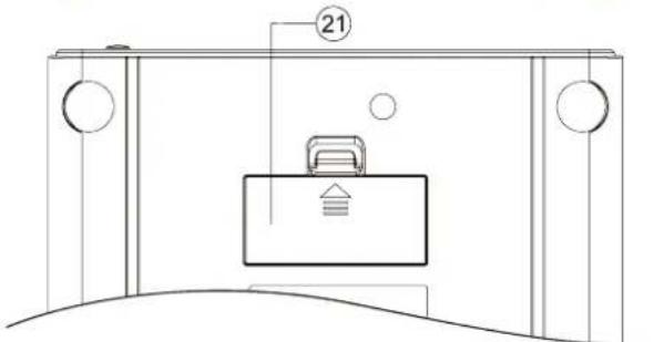 DENVER CRQ100 - PLASSERING AV KNAPPER - 4