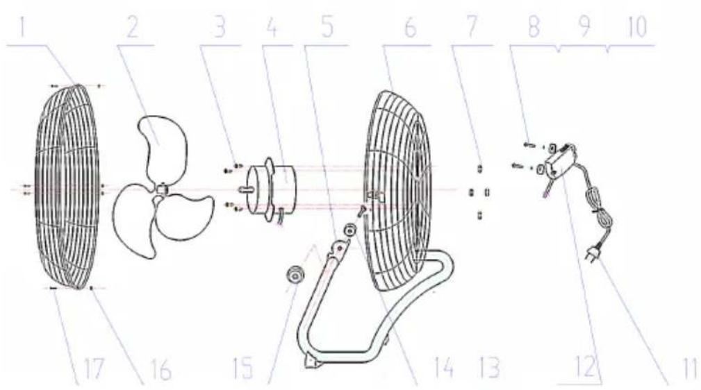 DOMO DO8134 - PARTS - 1