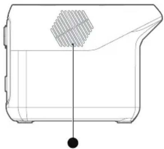 Technical line drawing of a mechanical component with internal structure and mounting base (no text or symbols)