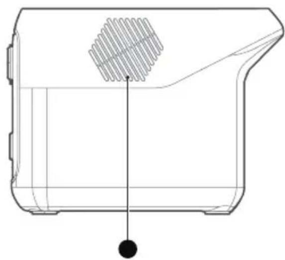 Technical line drawing of a mechanical component with internal structure and mounting base (no text or symbols)