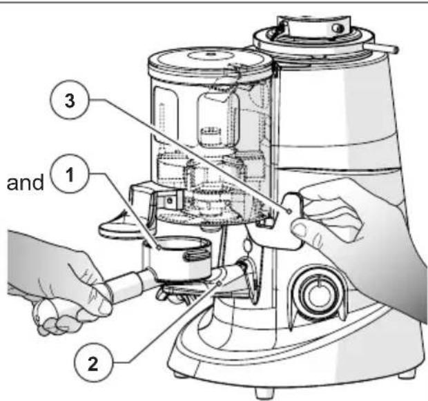 Fiorenzato F4 A - Dose extraction (only on coffee grinder-dosers) - 1