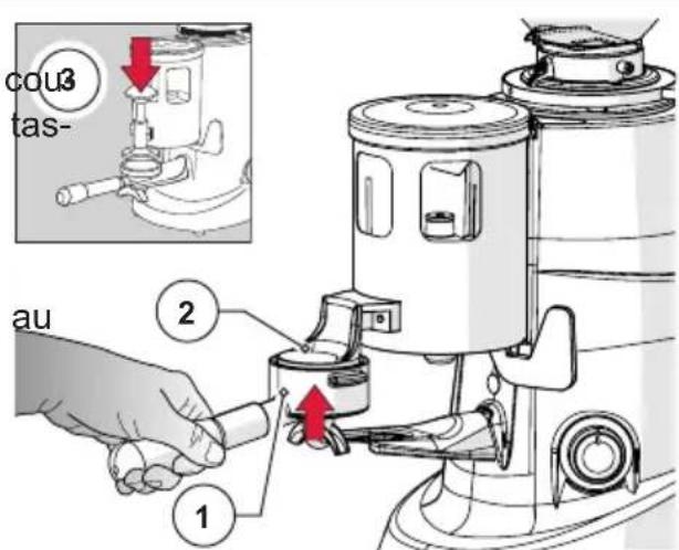 Fiorenzato F4 A - Pressage de la dose (uniquement sur les moulins-doseurs) - 1