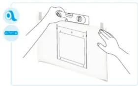 AMAZON Echo Show 15 - PERCEZ DES TROUS ET INSTALLEZ LES CHEVILLES - 1