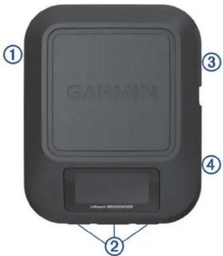 GARMIN inReach Messenger - Présentation de l'appareil - 1