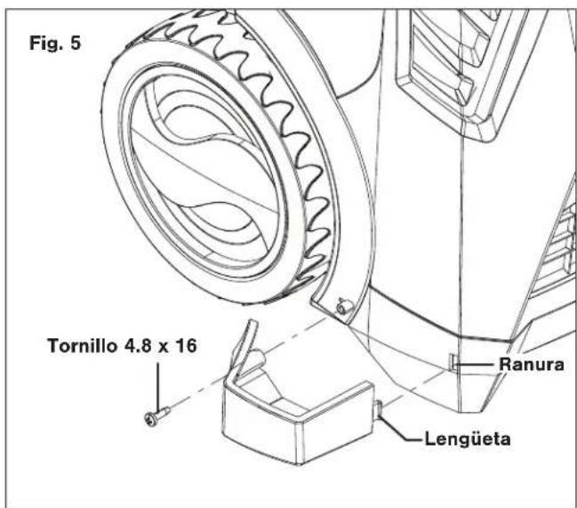 Fig. 5 Tornillo 4.8 x 16 Ranura Lengüeta