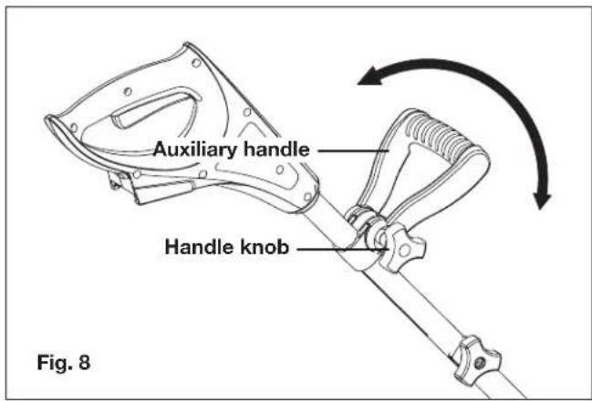 Snow Joe 24VSS12XR - Auxiliary Handle Adjustment - 1