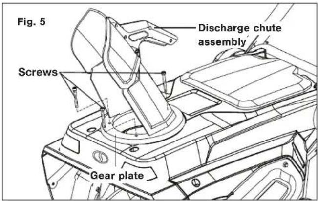 Snow Joe 24VX4SB21 - Discharge Chute Assembly - 2