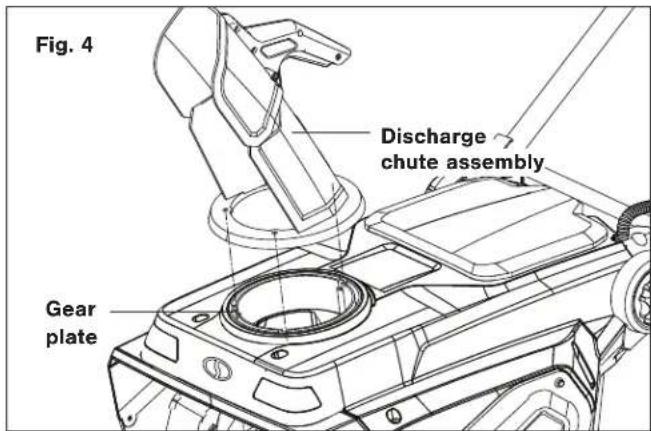 Snow Joe 24VX4SB21 - Discharge Chute Assembly - 1
