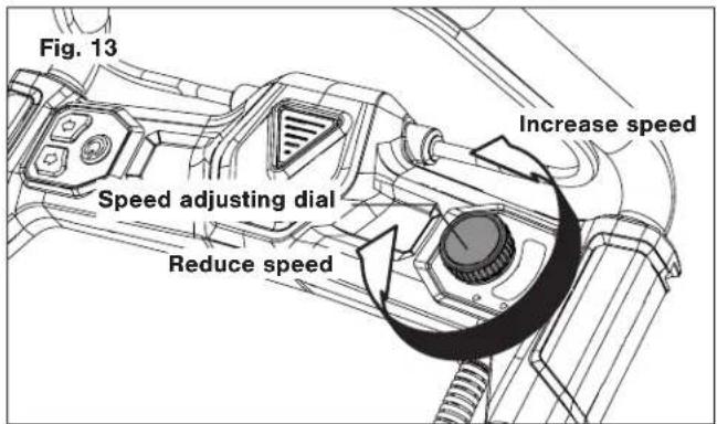 Snow Joe 24VX4SB21 - Adjust Auger Speed - 1