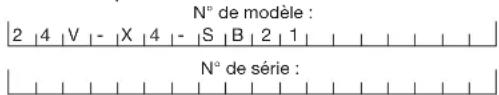 Snow Joe 24VX4SB21 - Numéros de modèle et de série - 1