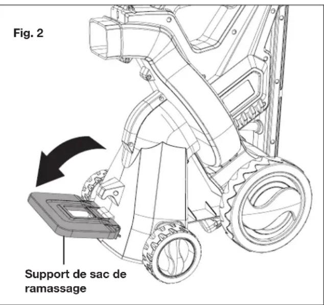Sun Joe SBJ807E - Deux positions de réglage de la hauteur : - 1
