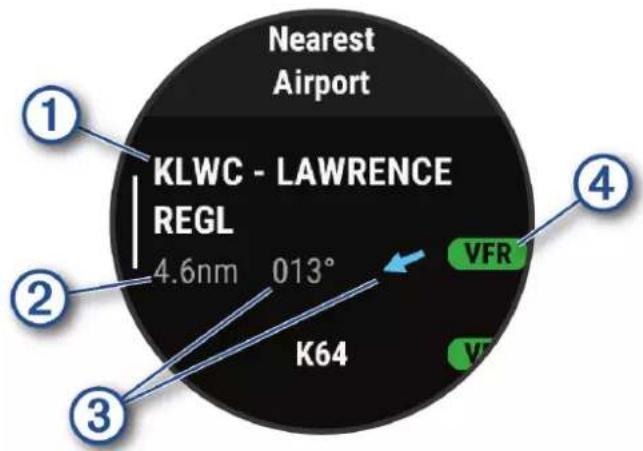 GARMIN MARQ Aviator (Gen 2) - Navigation jusqu'à l'aéroport le plus proche - 1