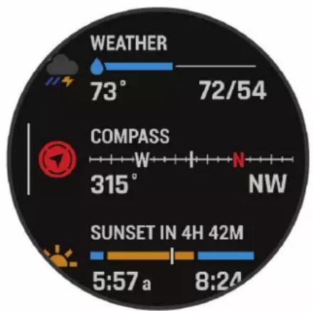 GARMIN MARQ Aviator (Gen 2) - Appuyez sur UP ou DOWN. - 1