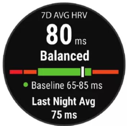 GARMIN MARQ Aviator (Gen 2) - Etat de variabilité de la fréquence cardiaque - 1