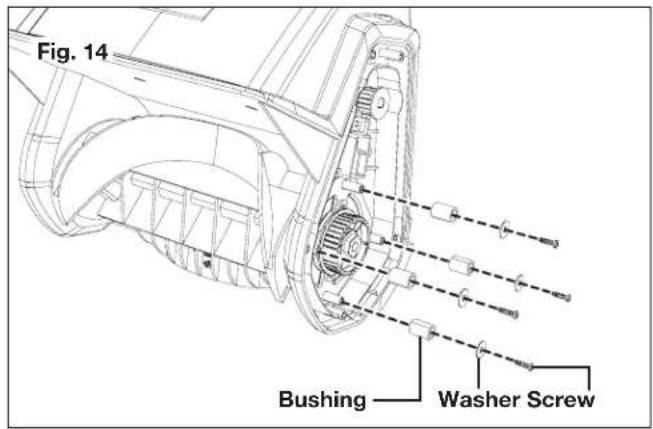 Snow Joe 24VSS13XR - Replacing the Auger - 3