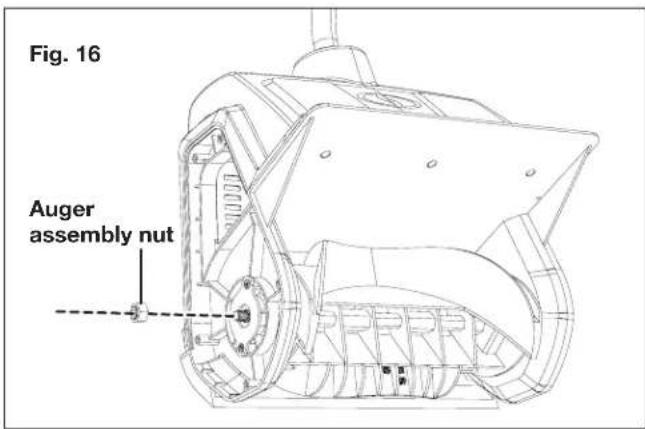 Snow Joe 24VSS13XR - Replacing the Auger - 5