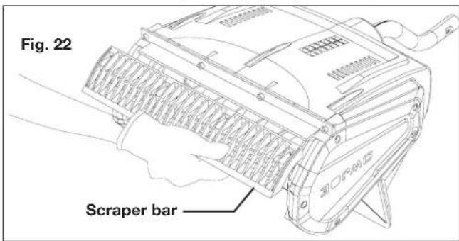 Snow Joe 24VSS13XR - Replacing the Scraper Bar - 2