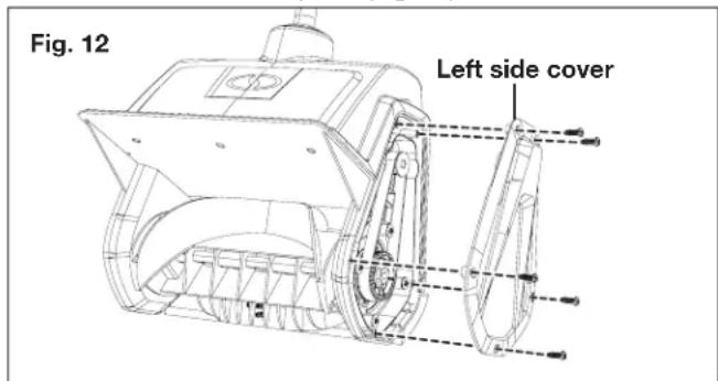 Snow Joe 24VSS13XR - Replacing the Auger - 1