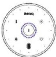 BENQ ScreenBar Halo CR20_C - Allumer / éteindre la lampe - 1
