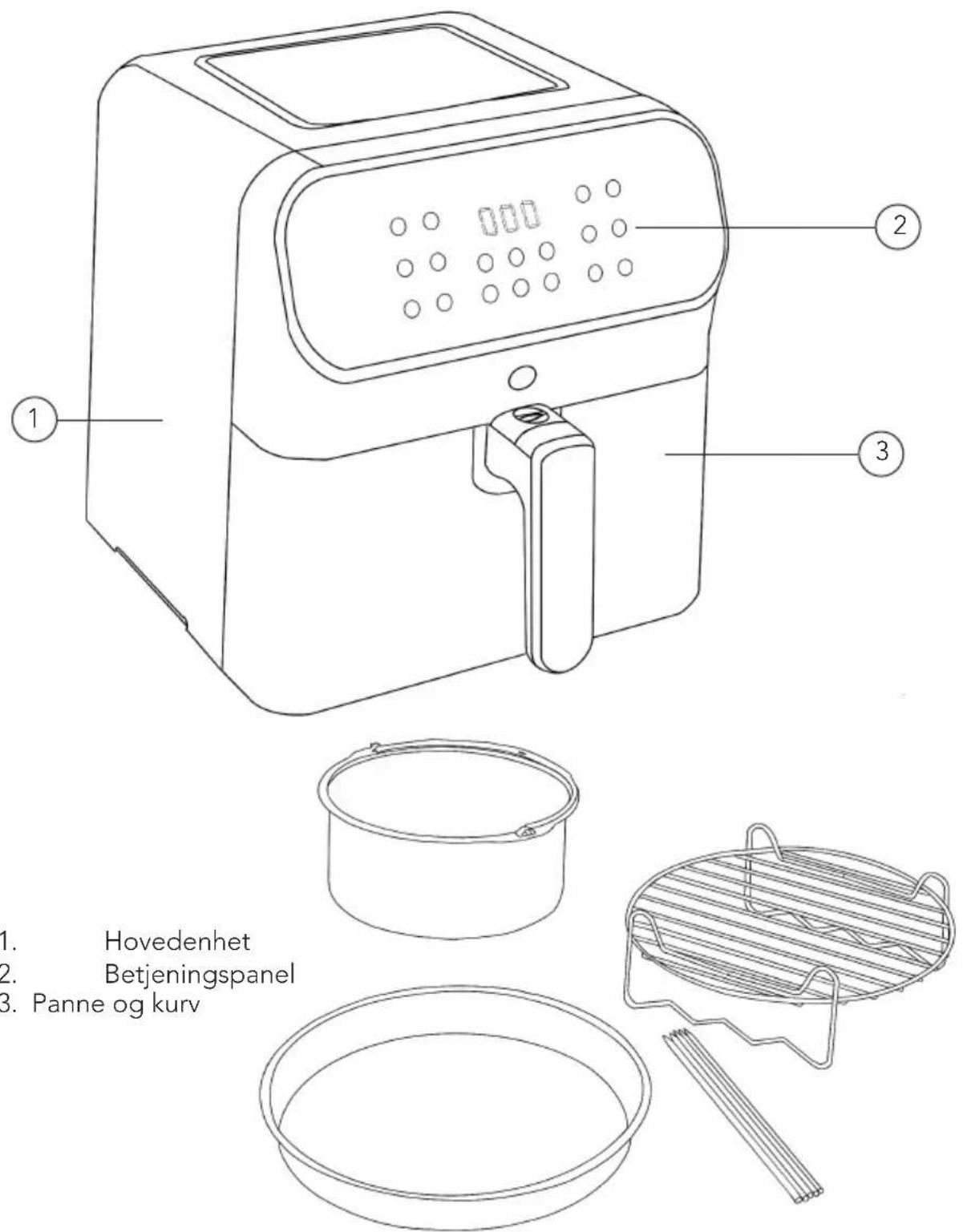 WILFA Crispier 5.5 AF2B550 - PRODUKTOVERSIKT - 1