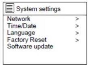 LENCO DIR261 - SYSTEM SETTINGS: - 1
