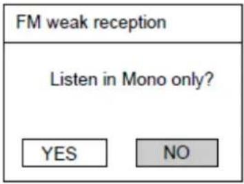 LENCO DIR261 - FM-menu: - 1