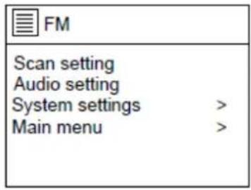 LENCO DIR261 - FM menu.: - 1