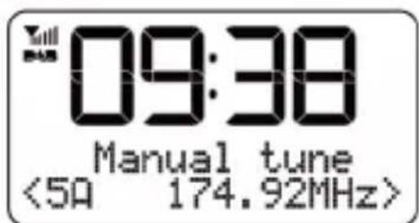 09:38 Manual tune <5Ω 174.92MHz>