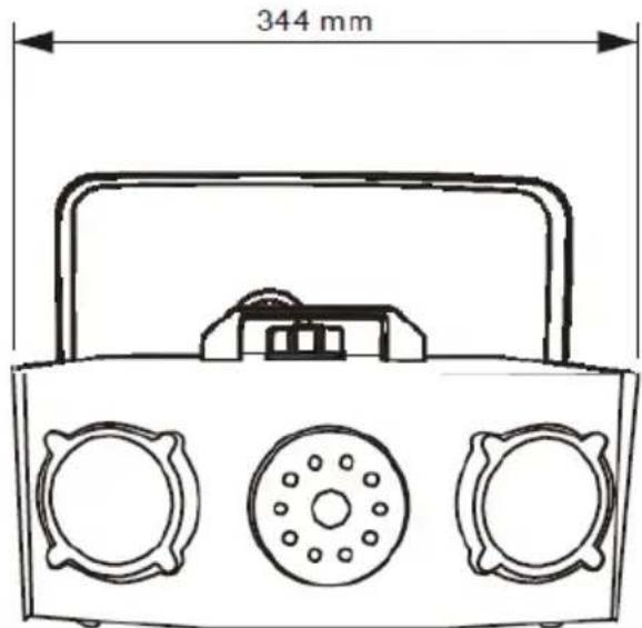 LENCO LFM220 - Abmessung - 2