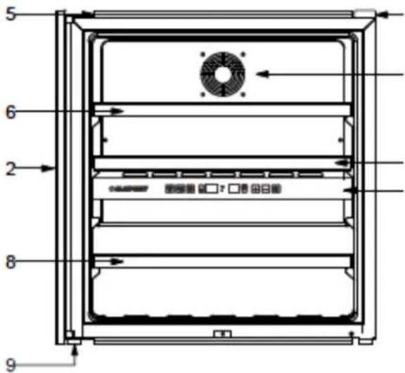 BLAUPUNKT 5WK610FF0 - Description de l'appareil - 1