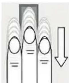 Vimar ELVOX 41016 - Using the fingerprint reader - 5