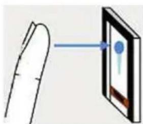 Vimar ELVOX 41016 - Using the fingerprint reader - 1