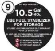 WESTINGHOUSE WGen12000c - SAFETY LABELS AND DECALS - 13
