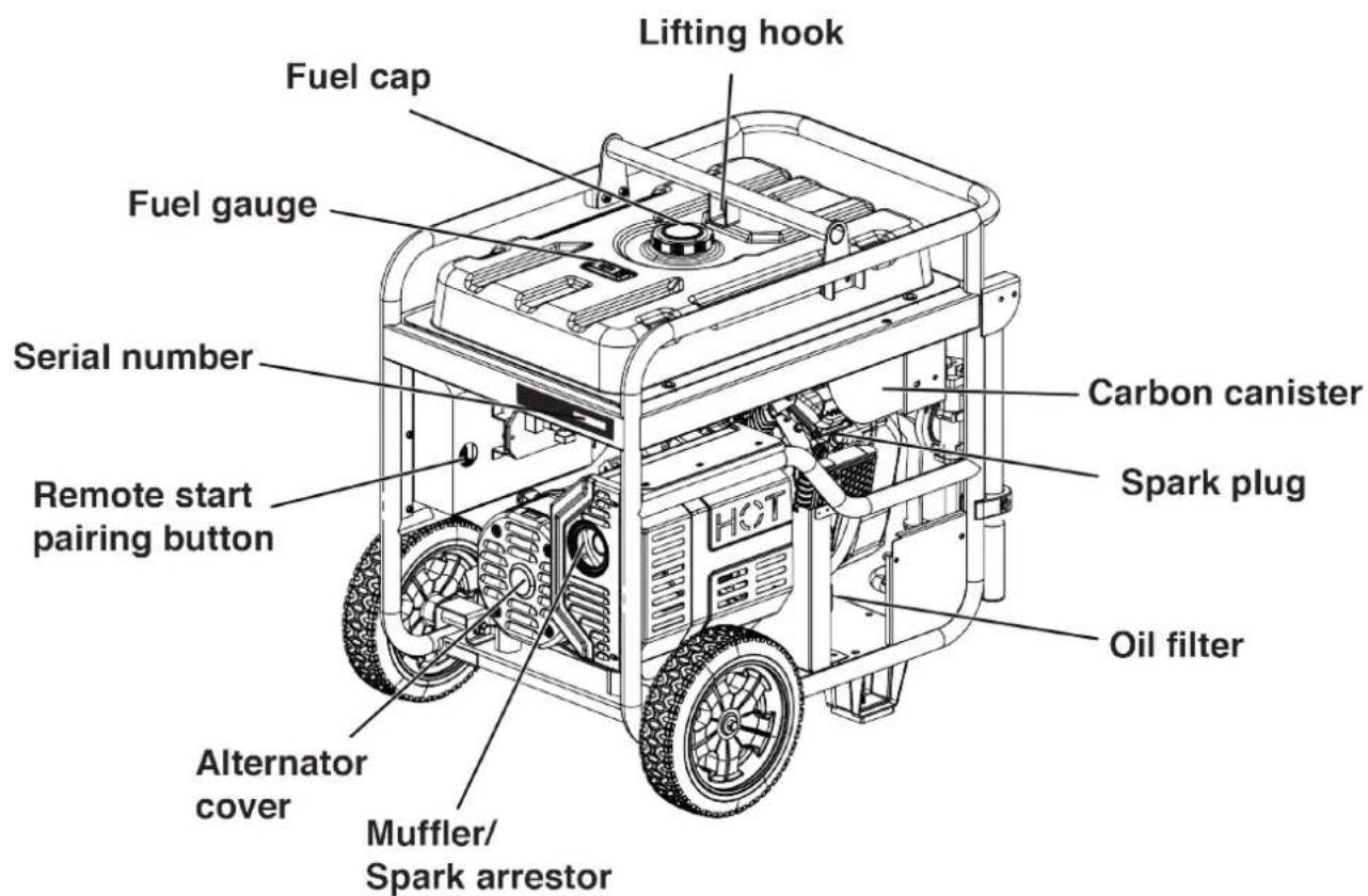 WESTINGHOUSE WGen12000c - GENERATOR COMPONENTS - 1