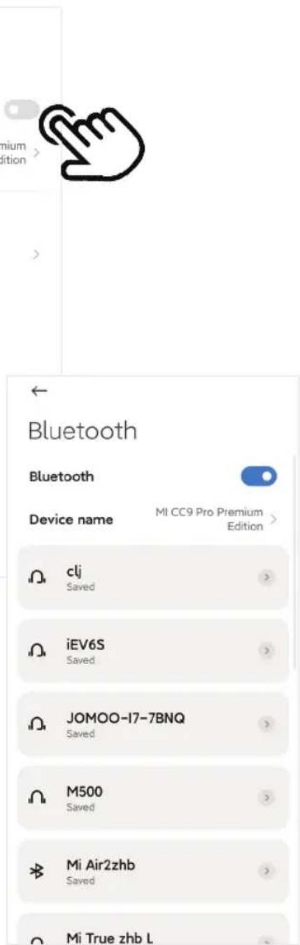 Telestar EC 311 S6 CEE - Guide pour activer le bluetooth - 1