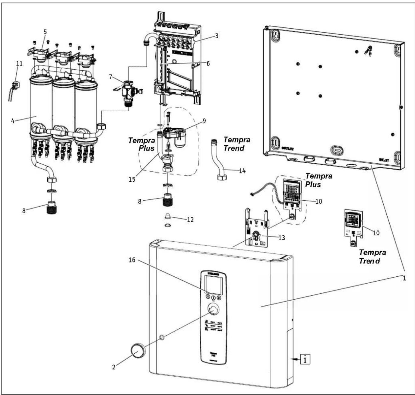 STIEBEL ELTRON Tempra Trend - Repuestos - 1