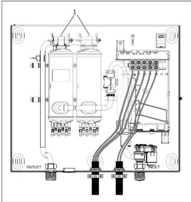 STIEBEL ELTRON Tempra Trend - Resetting the safety thermal cutout - 2