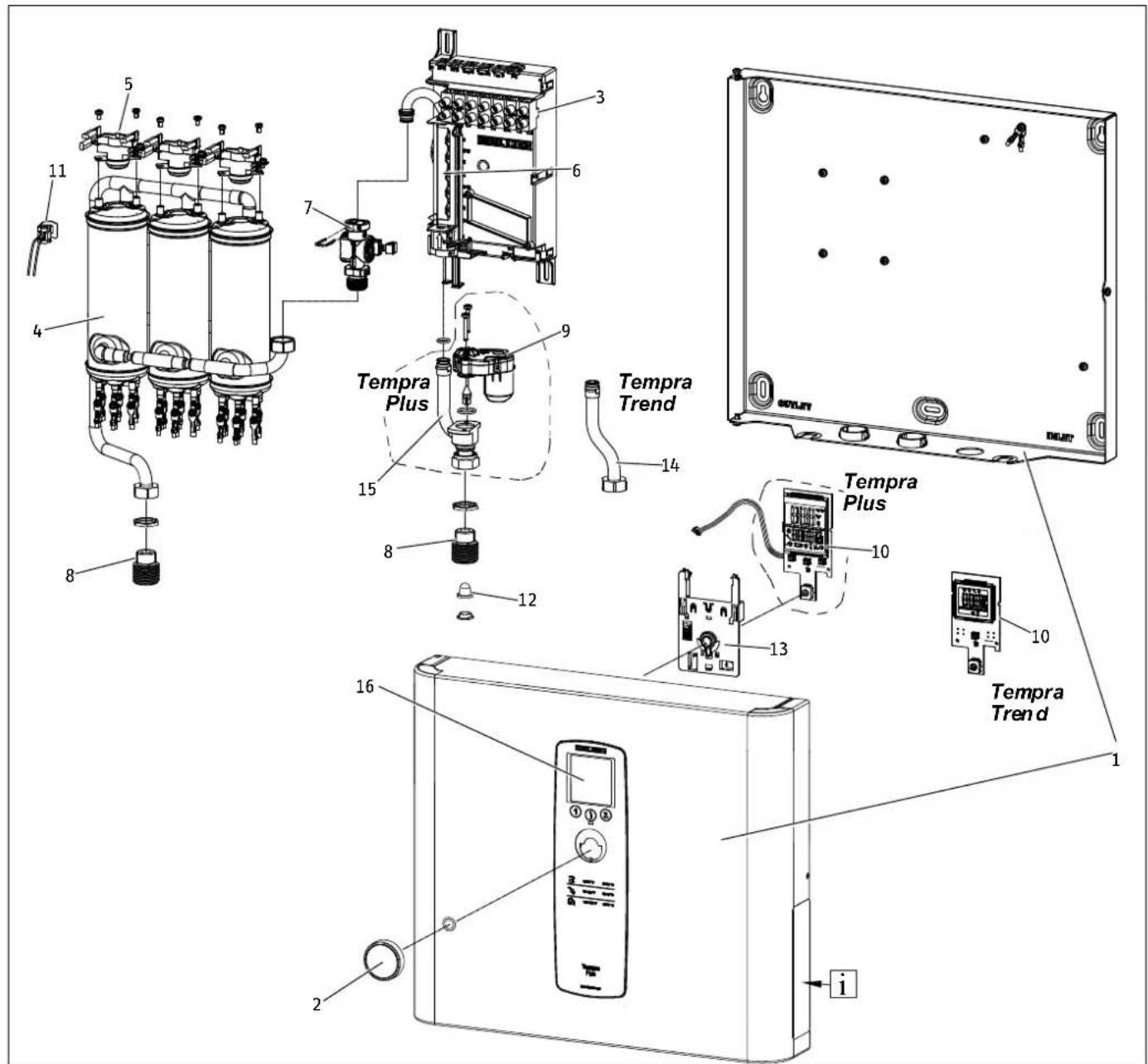 STIEBEL ELTRON Tempra Trend - Schéma de câblage - 1
