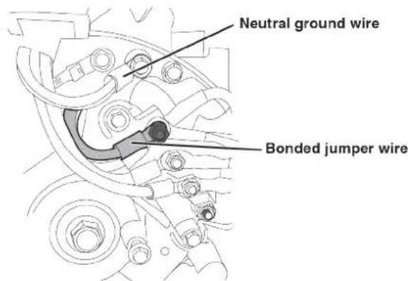 WESTINGHOUSE WGen12000DFc - DISCONNECTING THE BONDED NEUTRAL - 1