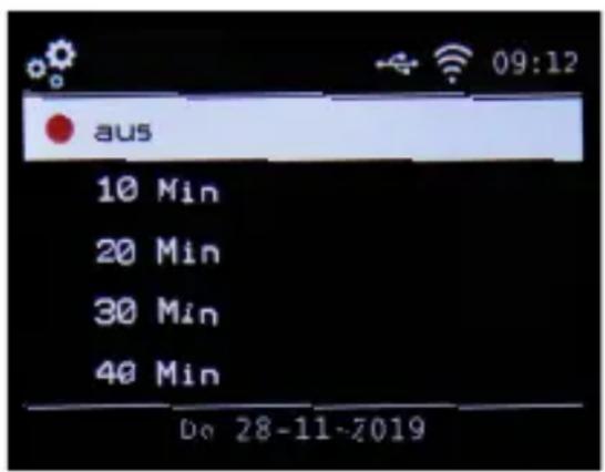 Telestar DIRA M 12i - Sleeptimer - 1